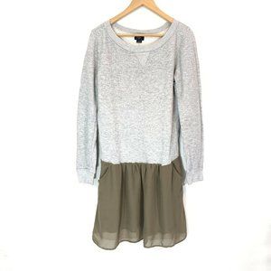 🌻 Deletta Anthropologie Sweatshirt  Chiffon Dress